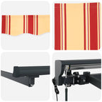 Elektrische ausziehbare Markise 4,5 × 3 m