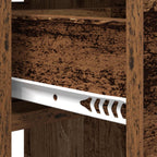 Esstisch 115 x 70 x 75 cm Holzwerkstoff Altholz Rechtwinklig