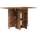 Esstisch 115 x 70 x 75 cm Holzwerkstoff Altholz Rechtwinklig