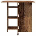 Esstisch 115 x 70 x 75 cm Holzwerkstoff Altholz Rechtwinklig