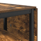 Esstisch 122 x 80 x 76,5 cm Holzwerkstoff Geräucherte Eiche