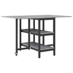 Esstisch 122 x 80 x 76,5 cm Holzwerkstoff Grau Sonoma