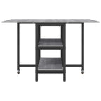 Esstisch 122 x 80 x 76,5 cm Holzwerkstoff Grau Sonoma