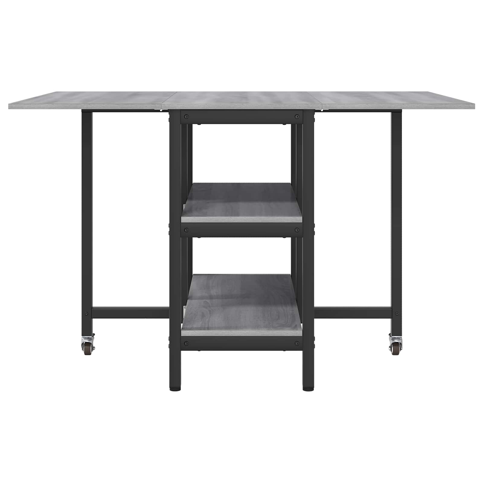 Esstisch 122 x 80 x 76,5 cm Holzwerkstoff Grau Sonoma