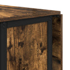 Faltbarer Esstisch mit Rollen 130 x 80 x 76,5 cm Stahl PB