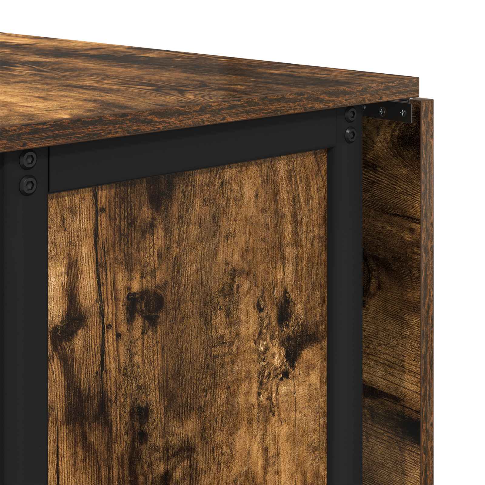 Faltbarer Esstisch mit Rollen 130 x 80 x 76,5 cm Stahl PB