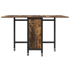 Faltbarer Esstisch mit Rollen 130 x 80 x 76,5 cm Stahl PB