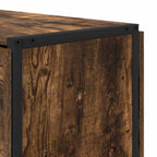 Esstisch 144 x 60 x 75 cm Holzwerkstoff Geräucherte Eiche