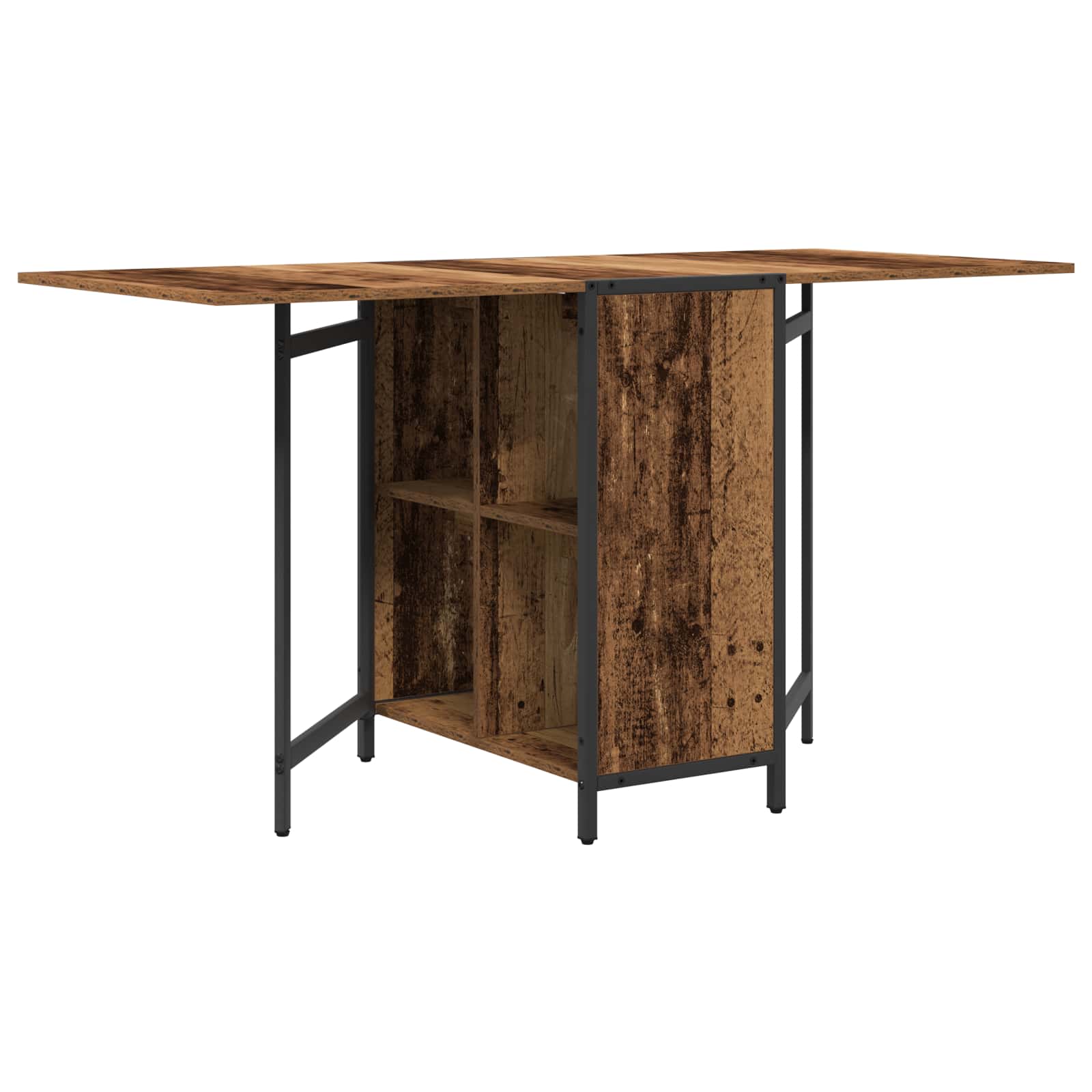 Esstisch 144 x 60 x 75 cm Holzwerkstoff Altholz Rechtwinklig