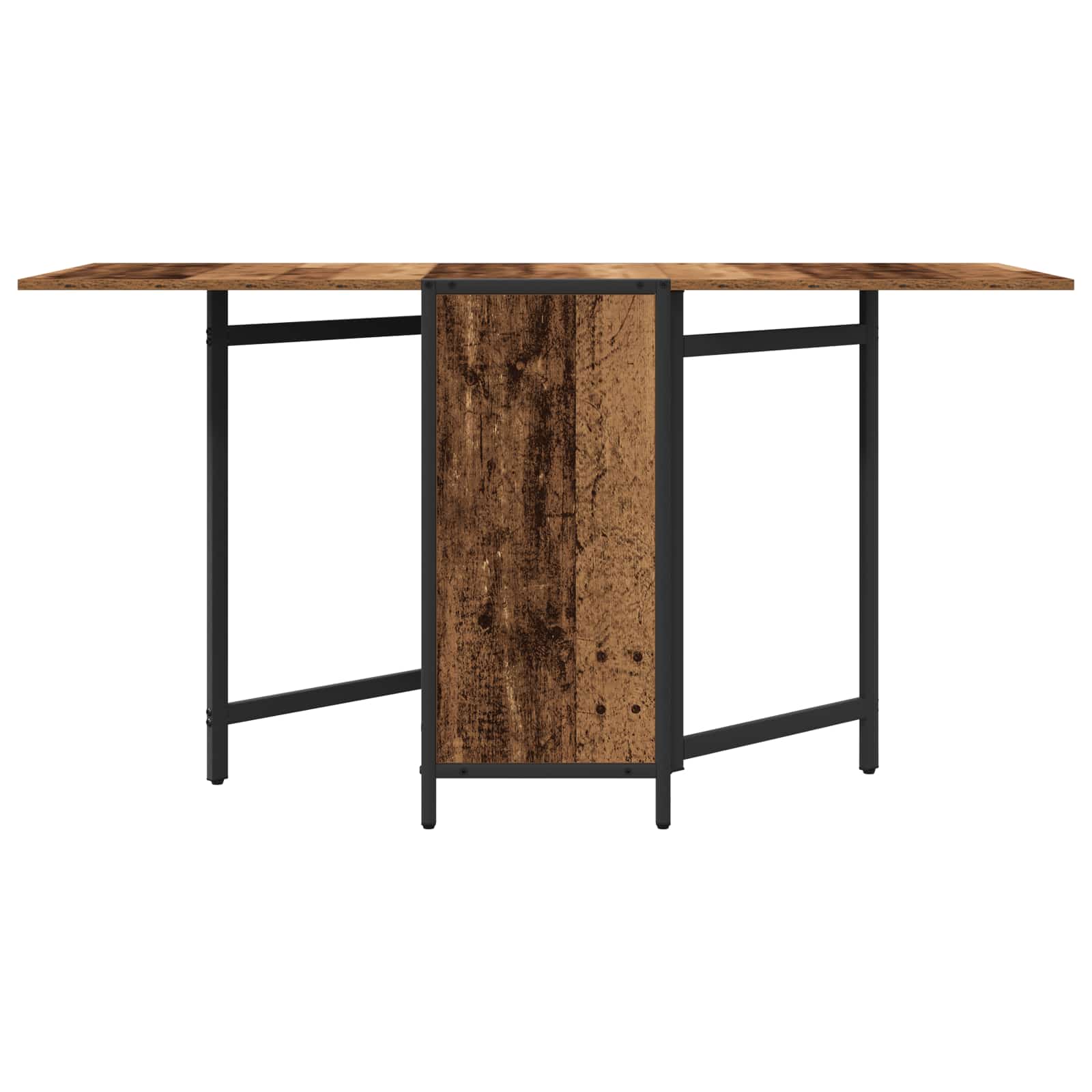 Esstisch 144 x 60 x 75 cm Holzwerkstoff Altholz Rechtwinklig