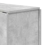 Esstisch 138 x 70 x 73,5 cm Holzwerkstoff Betongrau