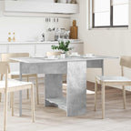 Esstisch 138 x 70 x 73,5 cm Holzwerkstoff Betongrau