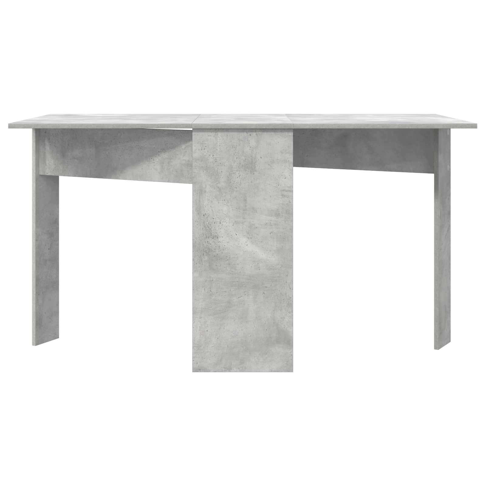 Esstisch 138 x 70 x 73,5 cm Holzwerkstoff Betongrau