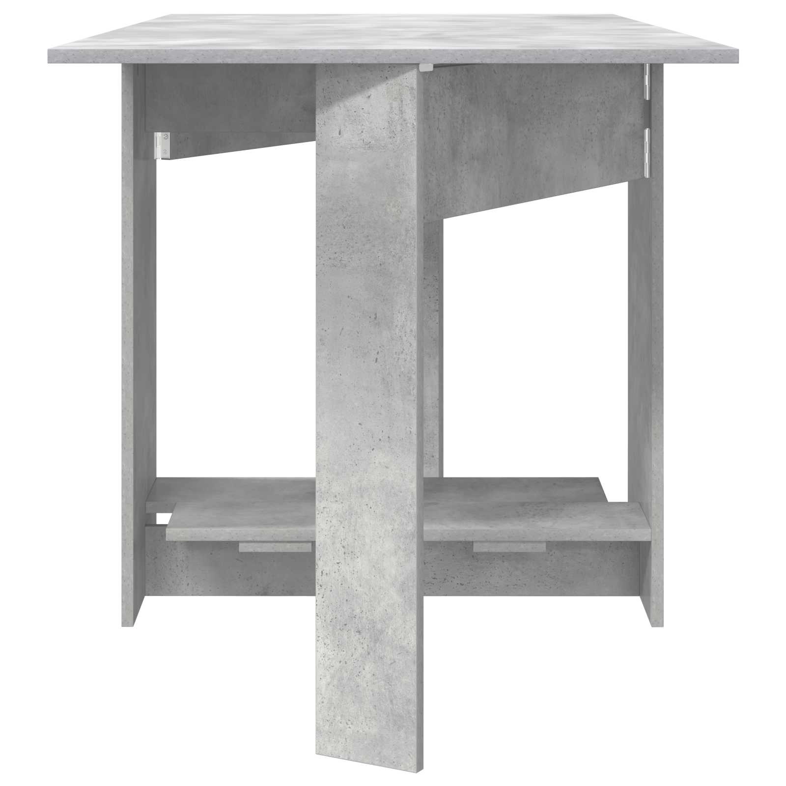 Esstisch 138 x 70 x 73,5 cm Holzwerkstoff Betongrau