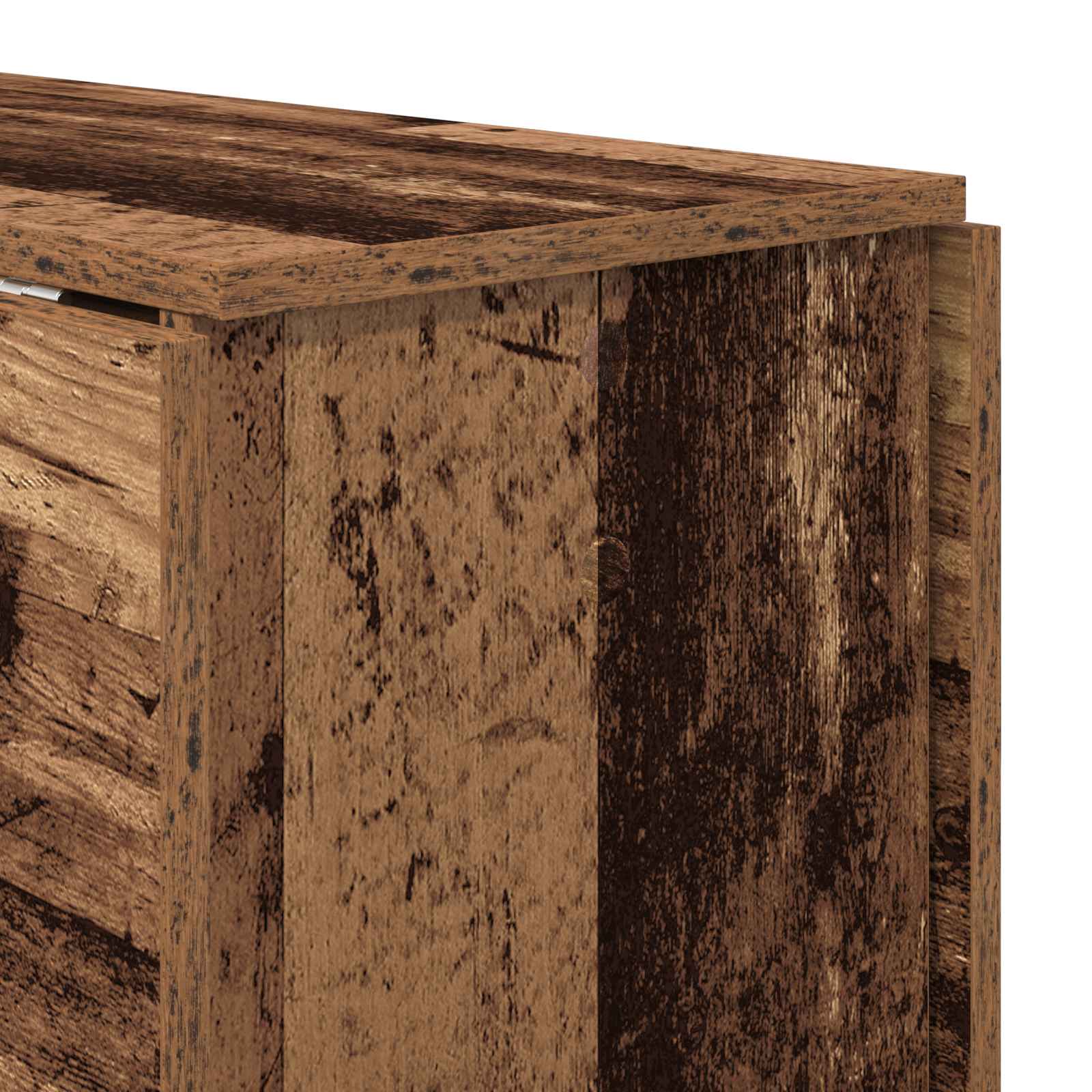 Esstisch 138 x 70 x 73,5 cm Holzwerkstoff Altholz Rechtwinklig
