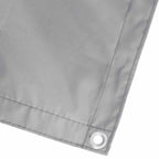 Balkonsichtschutz Hellgrau 110 x 400 cm Oxford-Stoff