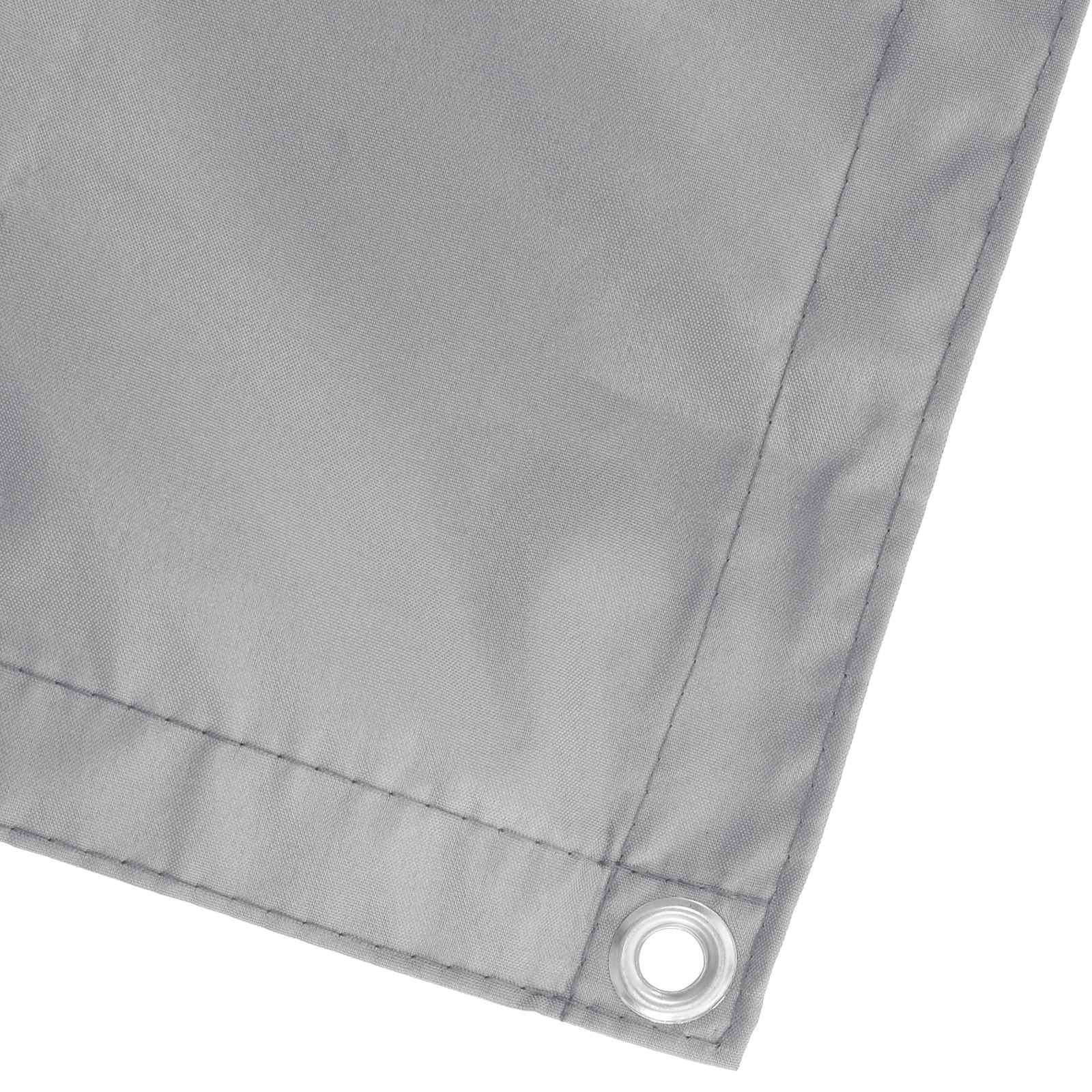 Balkonsichtschutz Hellgrau 110 x 400 cm Oxford-Stoff