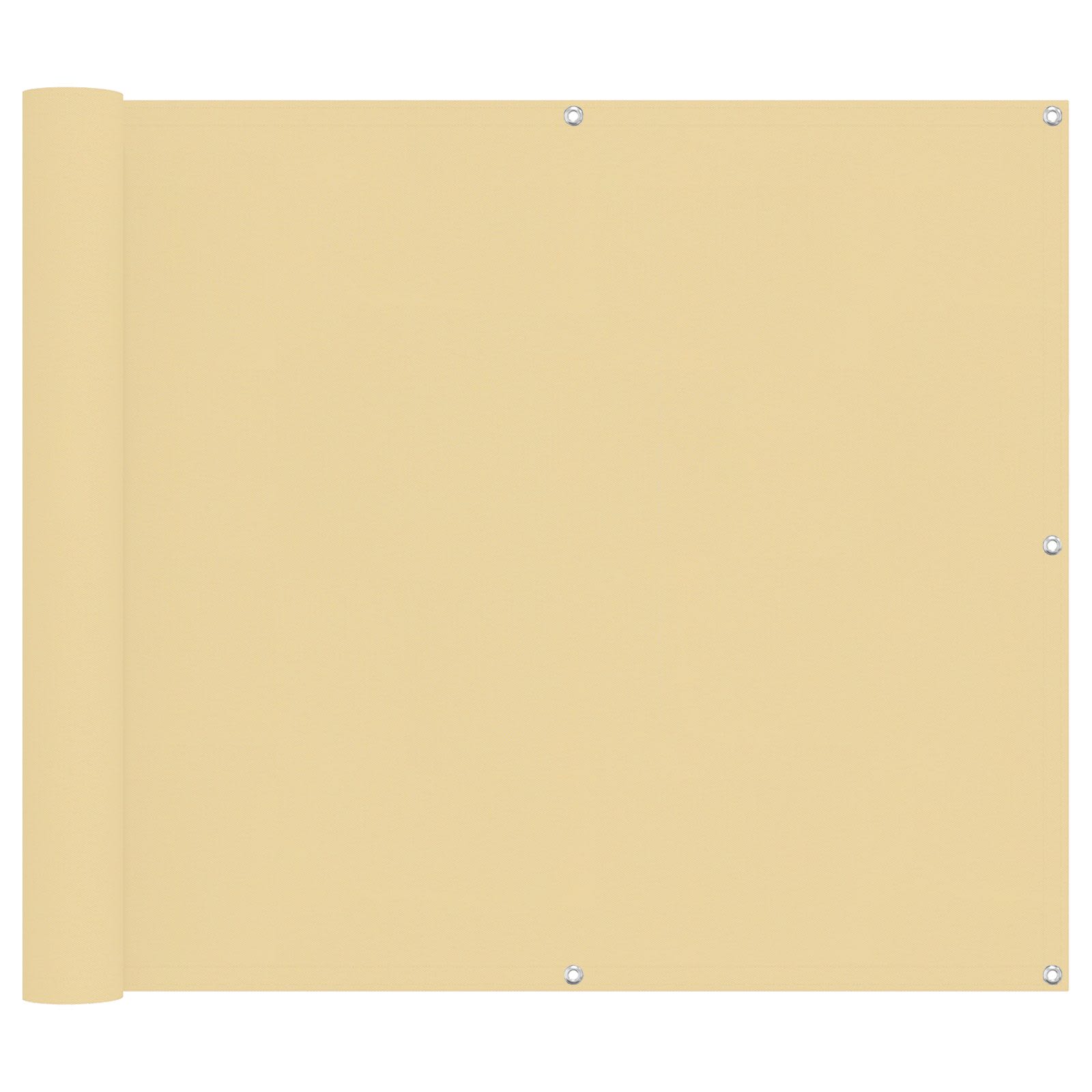 Balkonsichtschutz Sand 100 x 200 cm Oxford-Stoff