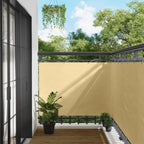 Balkonsichtschutz Sand 120 x 200 cm Oxford-Stoff