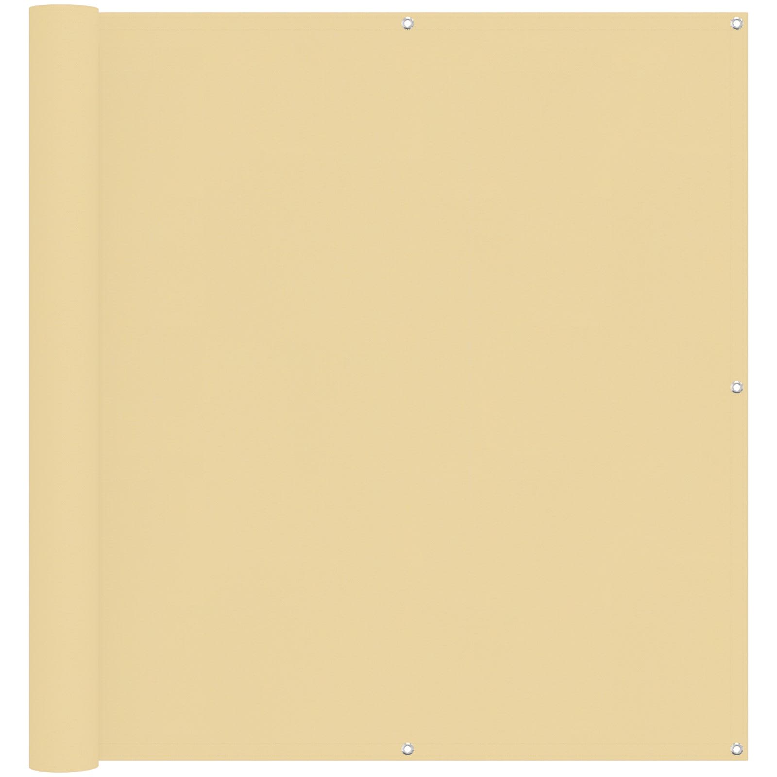 Balkonsichtschutz Sand 120 x 200 cm Oxford-Stoff