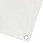 Balkonsichtschutz Weiß 100 x 800 cm Oxford-Stoff