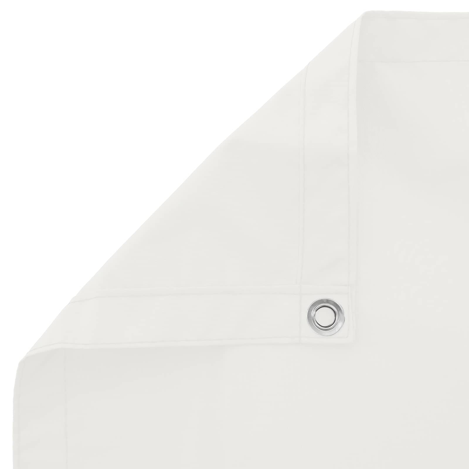 Balkonsichtschutz Weiß 100 x 800 cm Oxford-Stoff