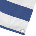 Balkonsichtschutz Blau und Weiß 110 x 600 cm Oxford-Stoff