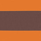 Balkonsichtschutz Orange und Braun 110 x 300 cm Oxford-Stoff