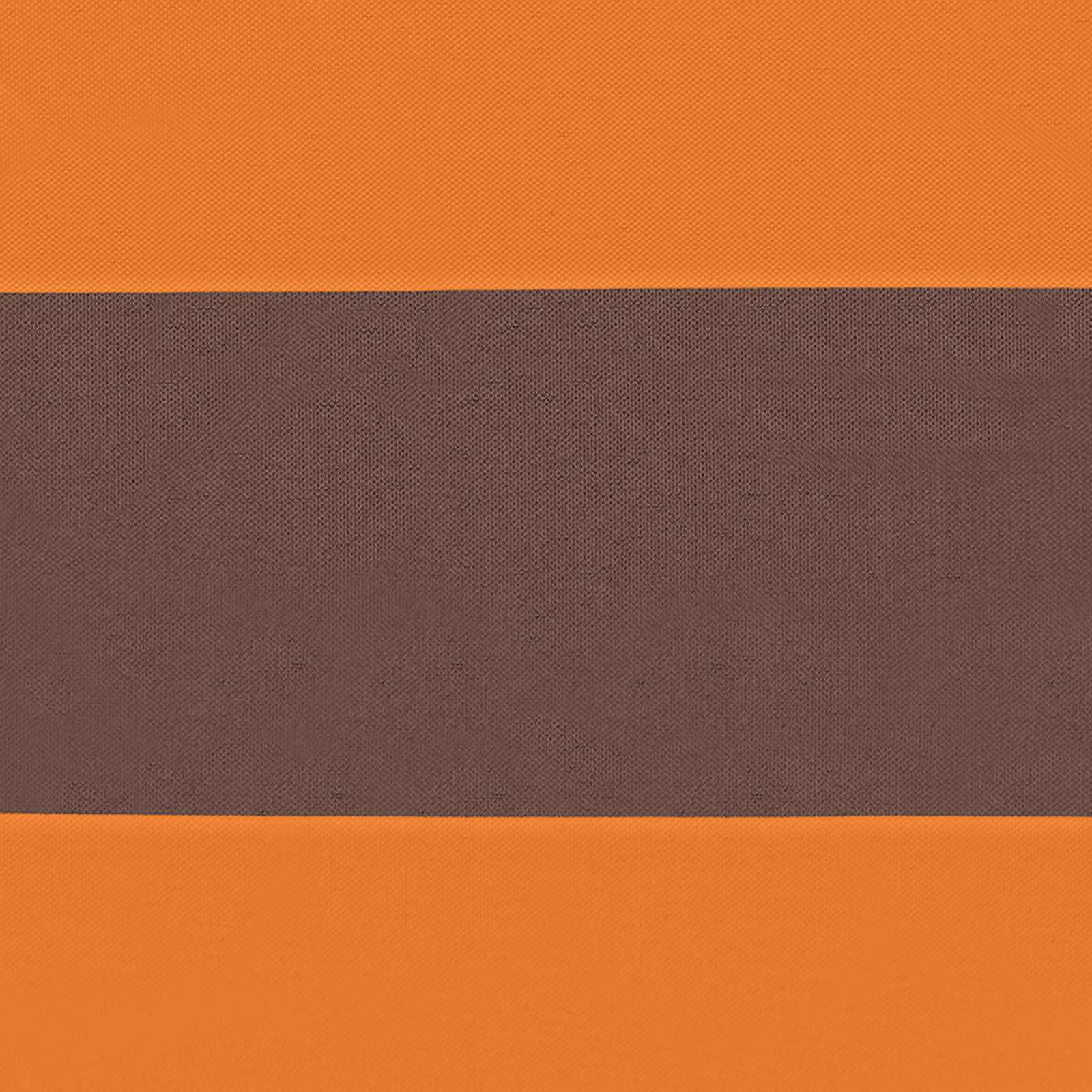 Balkonsichtschutz Orange und Braun 110 x 300 cm Oxford-Stoff