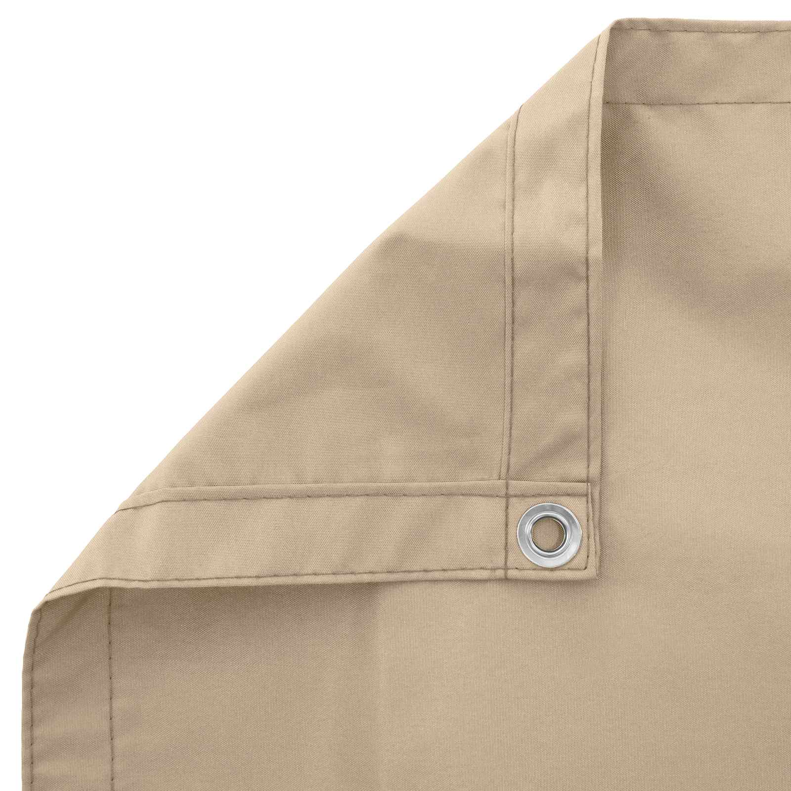 Balkonsichtschutz Beige 100 x 300 cm Oxford-Stoff