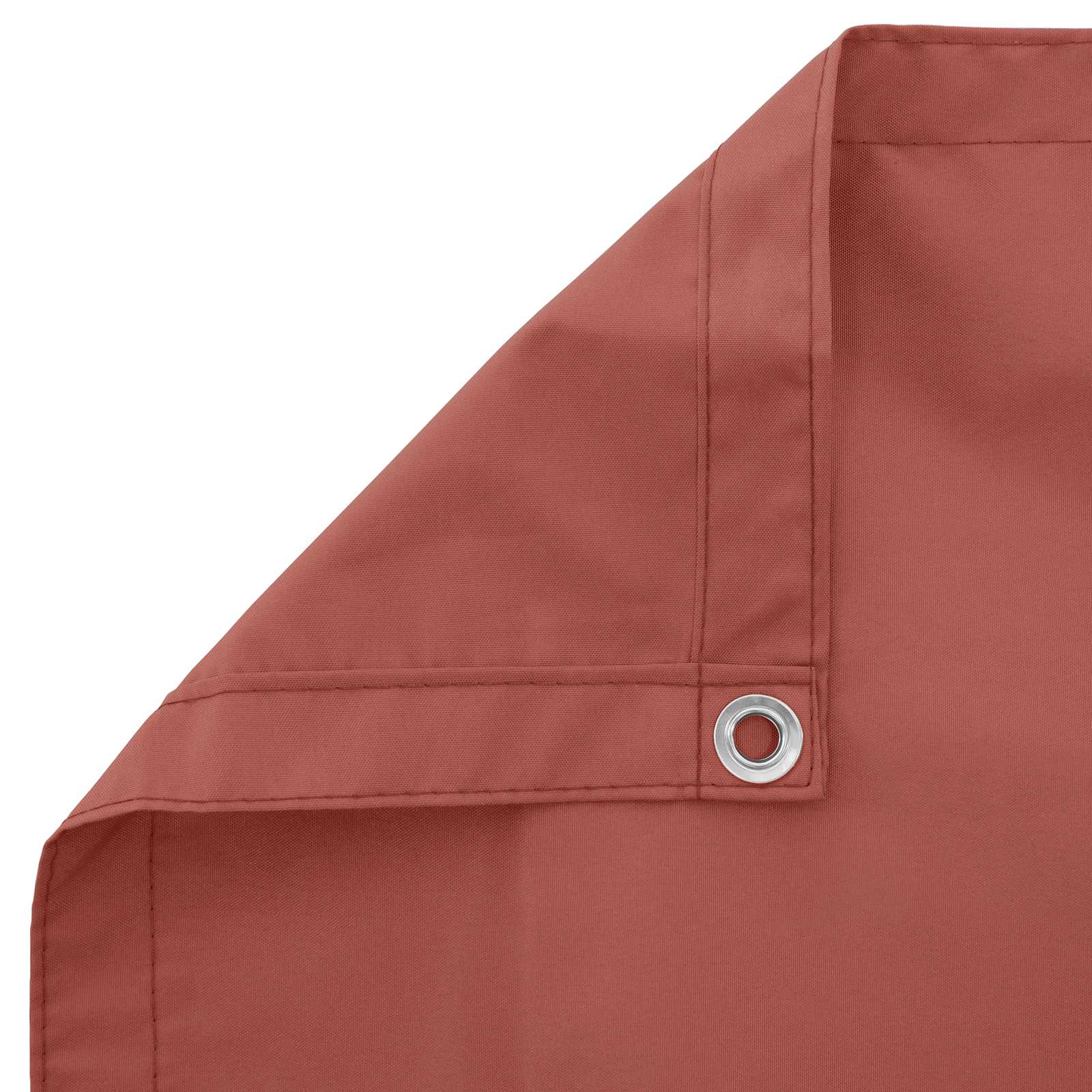 Balkonsichtschutz Terrakotta 100 x 700 cm Oxford-Stoff