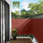 Balkonsichtschutz Terrakotta 110 x 1000 cm Oxford-Stoff