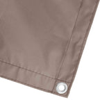 Balkonsichtschutz Taupe 110 x 500 cm Oxford-Stoff