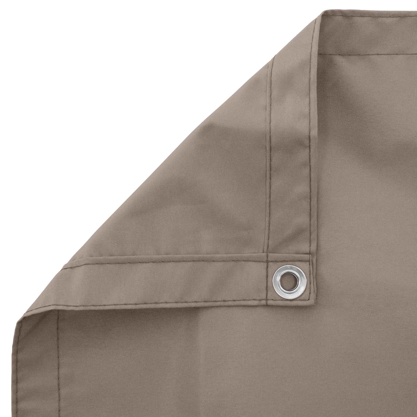 Balkonsichtschutz Taupe 110 x 500 cm Oxford-Stoff