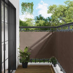 Balkonsichtschutz Taupe 110 x 500 cm Oxford-Stoff