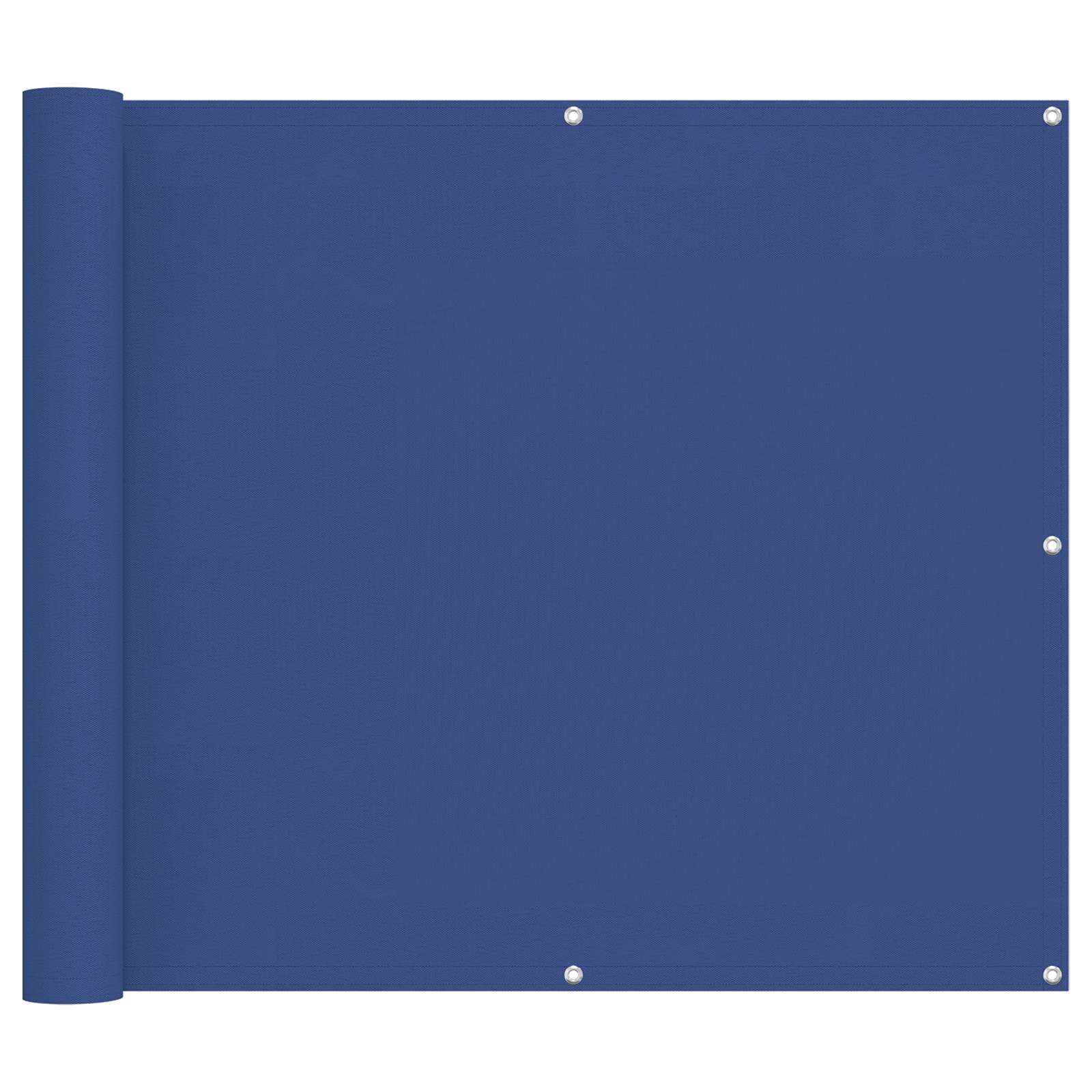 Balkonsichtschutz Blau 100 x 700 cm Oxford-Stoff