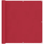 Balkonsichtschutz Rot 110 x 300 cm Oxford-Stoff