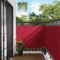 Balkonsichtschutz Rot 110 x 700 cm Oxford-Stoff