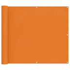 Balkonsichtschutz Orange 100 x 700 cm Oxford-Stoff