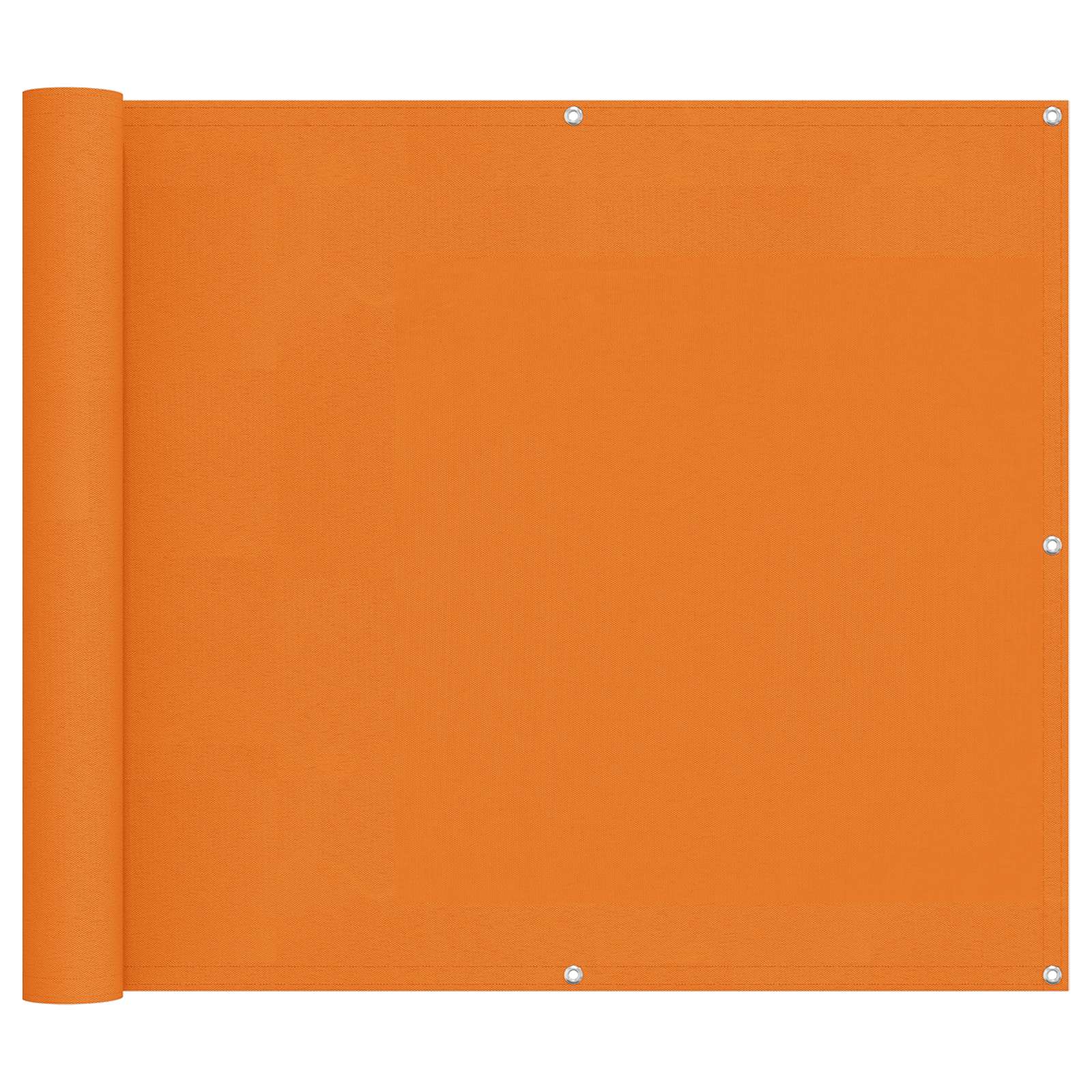 Balkonsichtschutz Orange 100 x 700 cm Oxford-Stoff