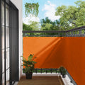 Balkonsichtschutz Orange 110 x 800 cm Oxford-Stoff