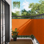Balkonsichtschutz Orange 110 x 800 cm Oxford-Stoff