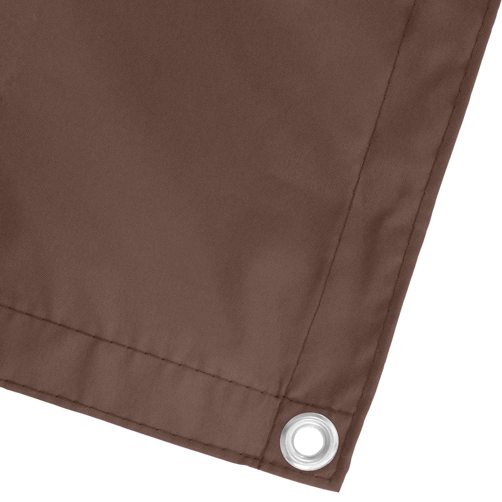 Balkonsichtschutz Braun 100 x 200 cm Oxford-Stoff