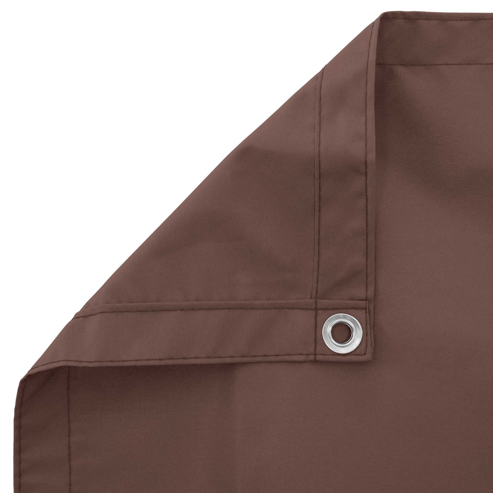 Balkonsichtschutz Braun 110 x 500 cm Oxford-Stoff