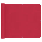 Balkonsichtschutz Bordeauxrot 100 x 400 cm Oxford-Stoff