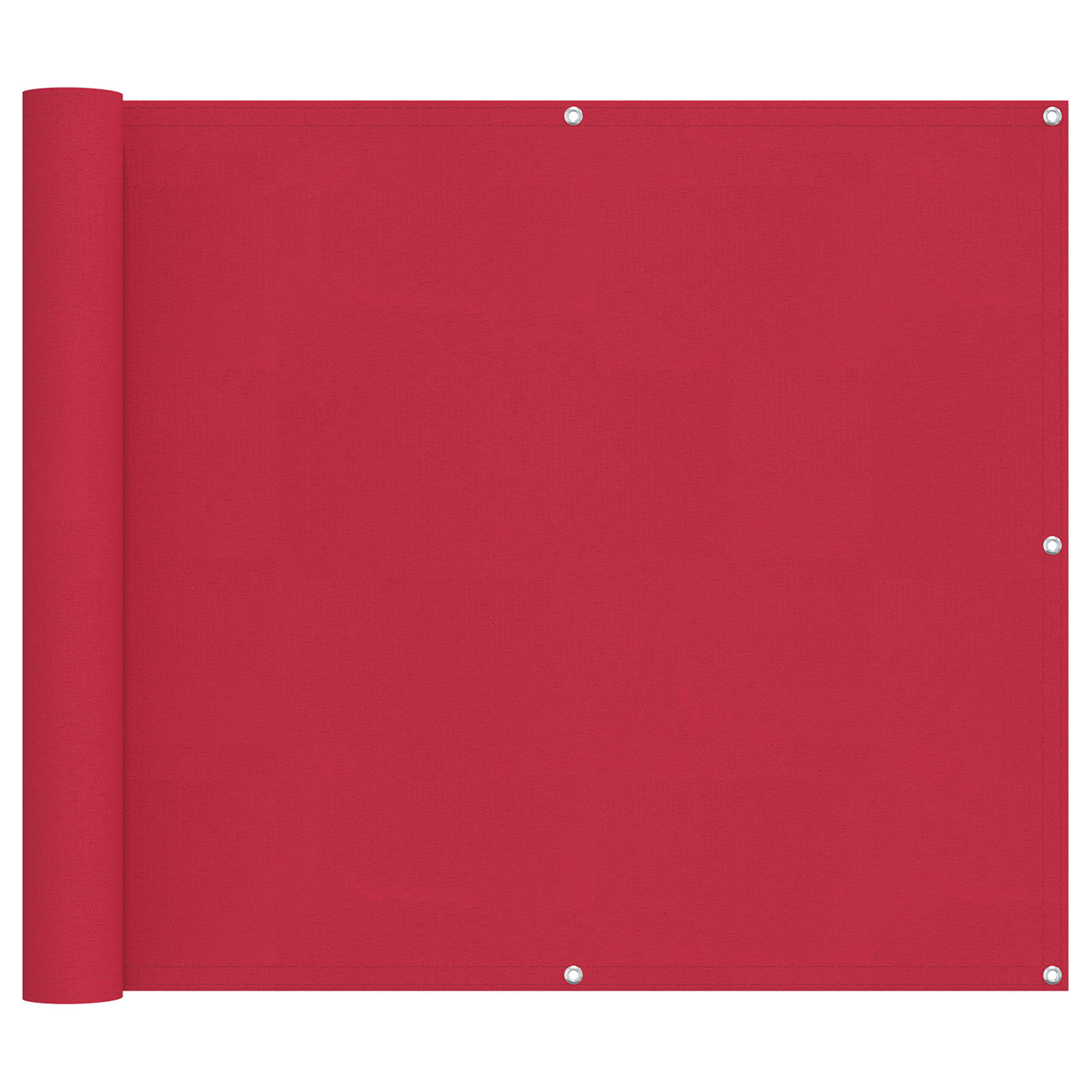 Balkonsichtschutz Bordeauxrot 100 x 400 cm Oxford-Stoff
