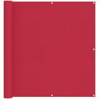 Balkonsichtschutz Bordeauxrot 110 x 200 cm Oxford-Stoff
