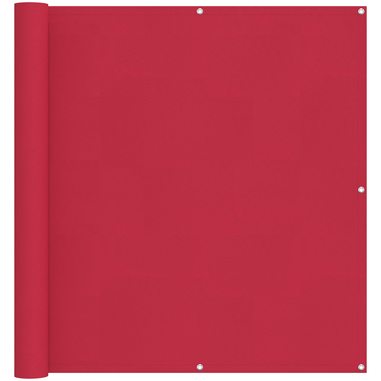 Balkonsichtschutz Bordeauxrot 110 x 200 cm Oxford-Stoff