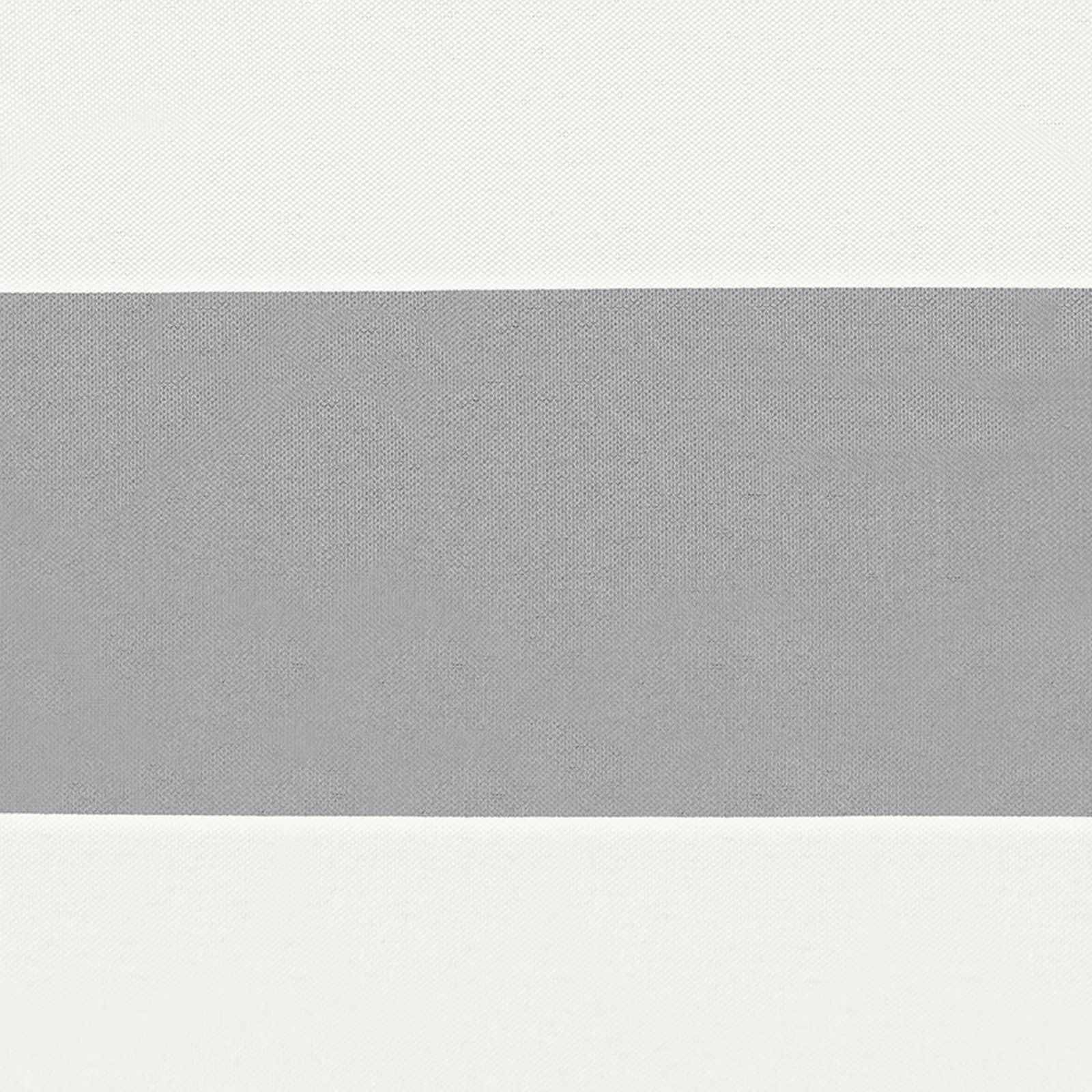 Balkonsichtschutz Hellgrau und Weiß 90 x 600 cm