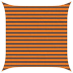 Sonnensegel Orange und Braun 2,5 x 2,5 m 100 % Polyester Oxford